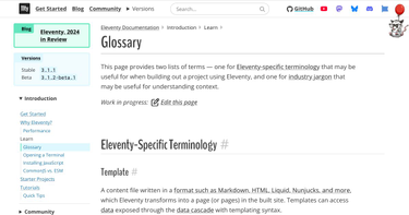 OpenGraph image for 11ty.dev/docs/glossary/#pre-rendered-templates-by-default