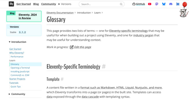 OpenGraph image for 11ty.dev/docs/glossary/#template