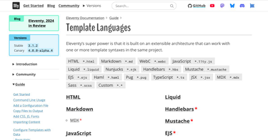 OpenGraph image for 11ty.dev/docs/languages/#overriding-the-template-language