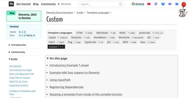 OpenGraph image for 11ty.dev/docs/languages/custom/