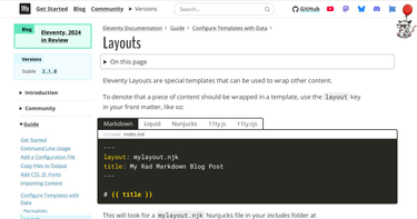 OpenGraph image for 11ty.dev/docs/layouts/#prevent-double-escaping-in-layouts