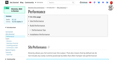 OpenGraph image for 11ty.dev/docs/performance/