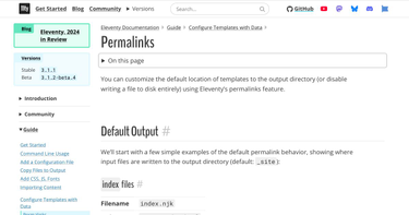 OpenGraph image for 11ty.dev/docs/permalinks/#use-data-variables-in-permalink