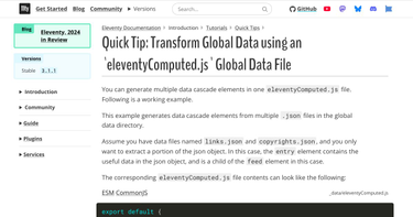 OpenGraph image for 11ty.dev/docs/quicktips/create-multiple-computed-data-elements/