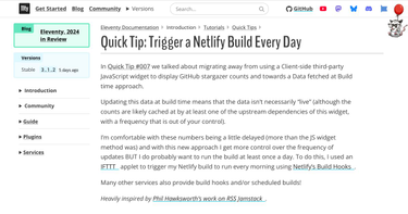 OpenGraph image for 11ty.dev/docs/quicktips/netlify-ifttt/