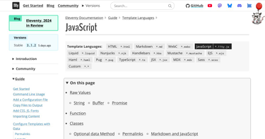 OpenGraph image for 11ty.io/docs/languages/javascript/#relationship-to-filters-and-shortcodes