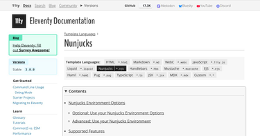 OpenGraph image for 11ty.io/docs/languages/nunjucks/#shortcode-named-argument-syntax-(nunjucks-only)