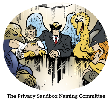 OpenGraph image for adexchanger.com/comic-strip/comic-the-privacy-sandbox-naming-committee/