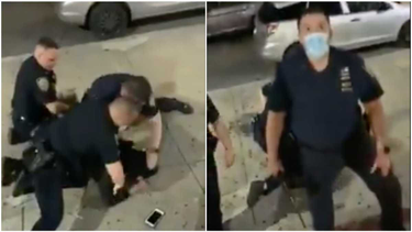 OpenGraph image for amny.com/brooklyn/police-violently-arrest-man-in-brooklyn-and-threaten-bystanders-for-not-wearing-masks/