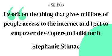 OpenGraph image for behindthesource.co.uk/interviews/s01e03-stephanie-stimac