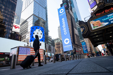 OpenGraph image for bloomberg.com/news/articles/2022-07-26/coinbase-faces-sec-investigation-over-cryptocurrency-listings