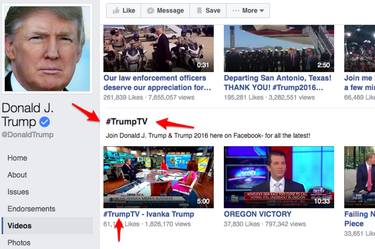 OpenGraph image for buzzfeed.com/charliewarzel/while-you-were-watching-the-debate-trump-just-launched-trump?utm_term=.sveMJGJO9y
