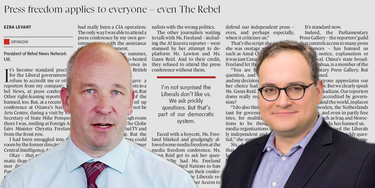OpenGraph image for canadalandshow.com/david-walmsley-ezra-levant-globe-oped/