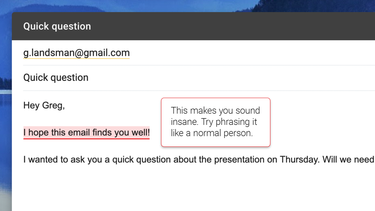 OpenGraph image for clickhole.com/amazing-this-new-gmail-feature-will-let-you-know-if-yo-1834681155?utm_medium=SocialMarketing&utm_content=Main&utm_campaign=SF&utm_source=Twitter