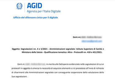 OpenGraph image for datibenecomune.it/2021/03/23/le-licenze-del-sito-del-ministero-della-salute-e-di-epicentro-di-iss-aggiornamento/