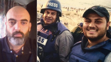 OpenGraph image for democracynow.org/2024/1/8/palestinian_journalists