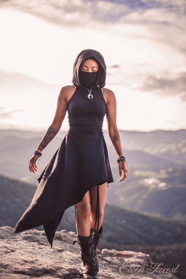 OpenGraph image for etsy.com/listing/699545200/desert-walker-dress-dust-mask-hoodie
