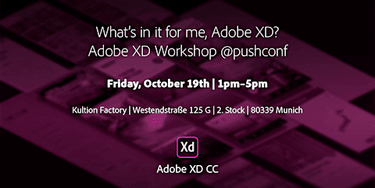 OpenGraph image for eventbrite.de/e/adobe-xd-deep-dive-workshop-pushconf-tickets-49808793442