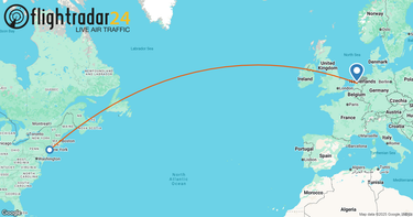 OpenGraph image for flightradar24.com/KLM646/21805052