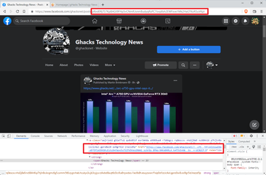 OpenGraph image for ghacks.net/2022/07/17/facebook-has-started-to-encrypt-links-to-counter-privacy-improving-url-stripping/