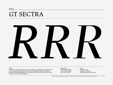 OpenGraph image for grillitype.com/typeface/gt-sectra