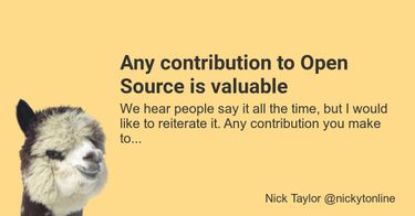 OpenGraph image for https://www.iamdeveloper.com/posts/any-contribution-to-open-source-is-valuable-57d3/