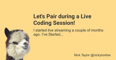 OpenGraph image for https://www.iamdeveloper.com/posts/let-s-pair-during-a-live-coding-session-8he/