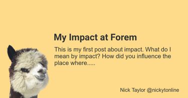 OpenGraph image for https://www.iamdeveloper.com/posts/my-impact-at-forem-23mj/