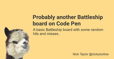 OpenGraph image for https://www.iamdeveloper.com/posts/probably-another-battleship-board-on-codepenio-coverimage-httpsc1staticflickrcom7609963333175677fc467e409ojpg--4n7m/