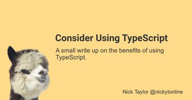 OpenGraph image for https://www.iamdeveloper.com/posts/why-you-might-want-to-consider-using-typescript-6j3/