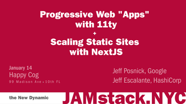 OpenGraph image for jamstack.nyc/video/2020-01-14-progressive-web-apps-with-11ty/