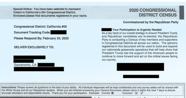 OpenGraph image for latimes.com/politics/story/2020-02-20/gop-is-accused-of-sending-misleading-census-forms