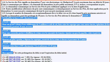 OpenGraph image for lavoixdunord.fr/1015312/article/2021-05-29/belgique-une-recette-de-marmiton-se-glisse-au-milieu-d-un-texte-de-loi?utm_medium=Social&utm_source=Twitter#Echobox=1622292558-1