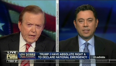 OpenGraph image for mediamatters.org/video/2019/01/10/lou-dobbs-trump-has-declare-national-emergency-and-simply-sweep-aside-recalcitrant-left-country/222491
