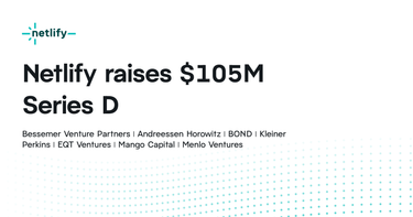 OpenGraph image for netlify.com/press/netlify-raises-usd105-million-to-transform-development-for-the-modern-web