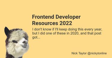 OpenGraph image for https://www.nickyt.co/blog/frontend-developer-resources-2022-4cp2/