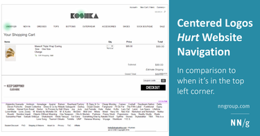 OpenGraph image for nngroup.com/articles/centered-logos/