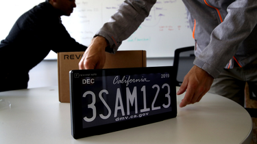 OpenGraph image for npr.org/2022/10/15/1129305660/digital-license-plates-california