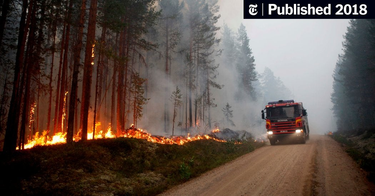 OpenGraph image for nytimes.com/2018/07/19/world/europe/heat-wave-sweden-fires.html