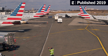 OpenGraph image for nytimes.com/2019/01/25/nyregion/lga-flights-government-shutdown.html