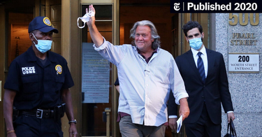 OpenGraph image for nytimes.com/2020/08/20/nyregion/steve-bannon-arrested-indicted.html
