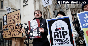 OpenGraph image for nytimes.com/2022/01/24/world/europe/julian-assange-extradition-appeal.html