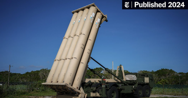 OpenGraph image for nytimes.com/2024/10/13/us/politics/us-missile-defense-iran-israel.html