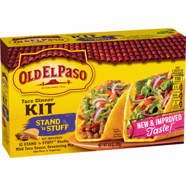 OpenGraph image for oldelpaso.com/products/taco-dinner-kit-stand-n-stuff-8-oz-box