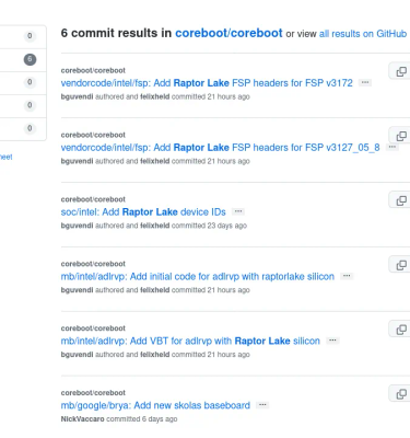 OpenGraph image for phoronix.com/scan.php?page=news_item&px=Raptor-Lake-Coreboot