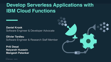 OpenGraph image for slideshare.net/DanielKrook/workshop-develop-serverless-applications-with-ibm-cloud-functions