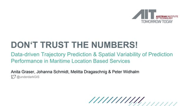 OpenGraph image for slideshare.net/anitagraser/datadriven-trajectory-prediction-in-maritime