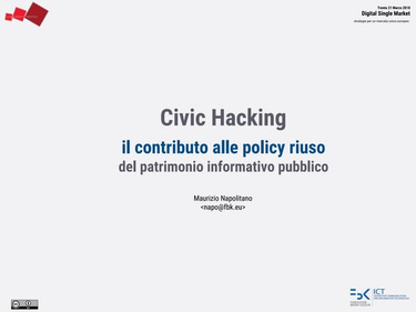 OpenGraph image for slideshare.net/napo/il-contributo-del-civic-hacking-alle-policy-sul-riuso-del-patrimonio-informativo-pubblico