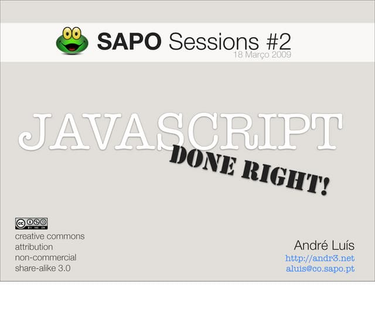 OpenGraph image for slideshare.net/saposessions/javascript-done-right-1167911