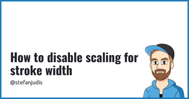 OpenGraph image for stefanjudis.com/today-i-learned/how-to-disable-scaling-for-stroke-width/